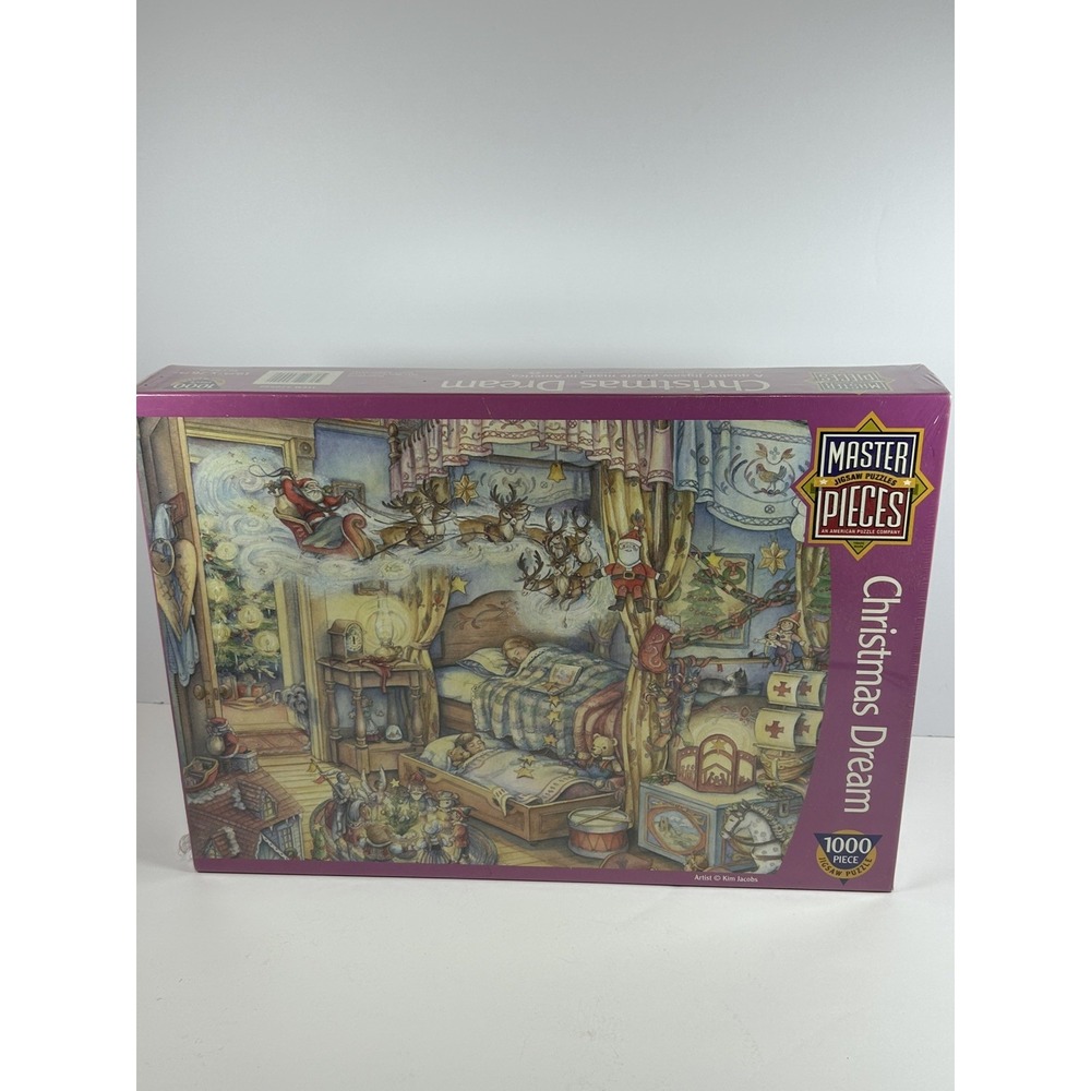 New Sealed Master Pieces CHRISTMAS DREAM by KIM JACOBS 1000 PIECE puzzle